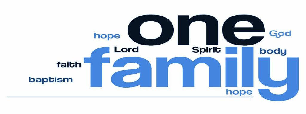 ONE LORD, ONE PEOPLE, ONE FAMILY